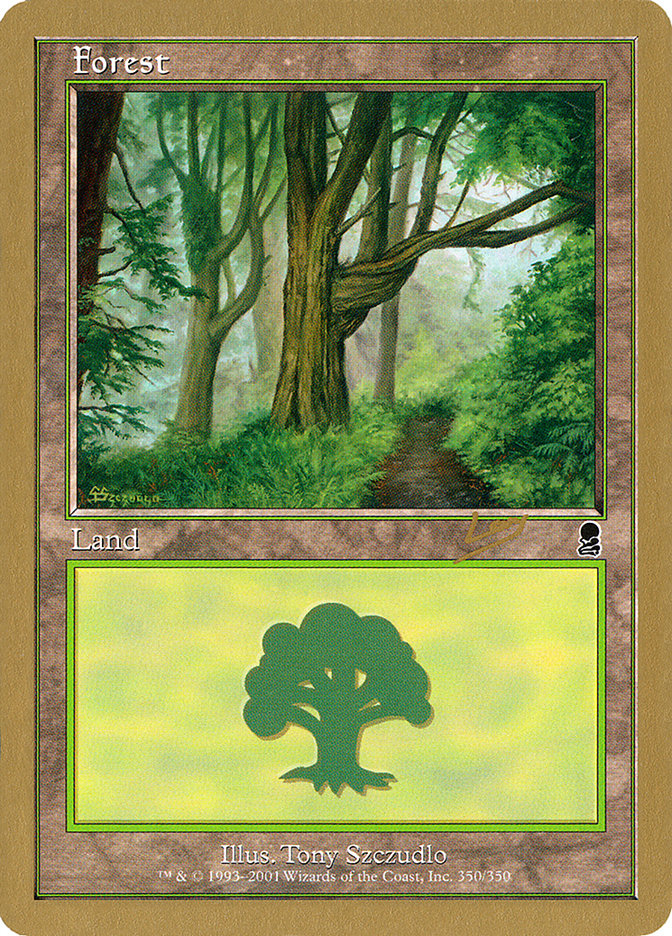 Forest (rl350) (Raphael Levy) [World Championship Decks 2002] | Gamer Loot