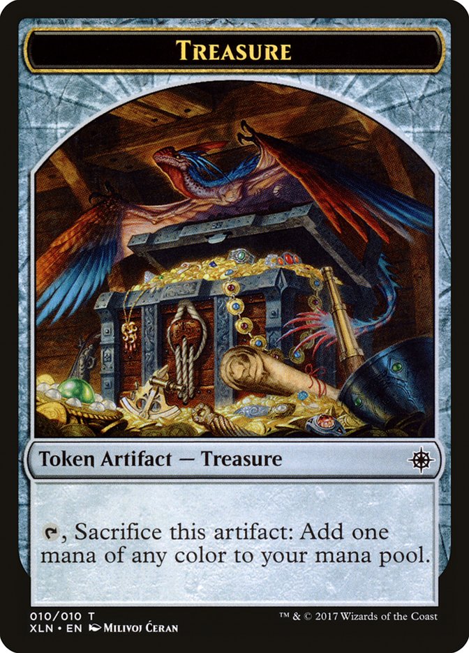 Treasure (010/010) [Ixalan Tokens] | Gamer Loot