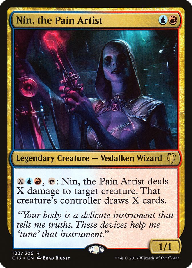Nin, the Pain Artist [Commander 2017] | Gamer Loot