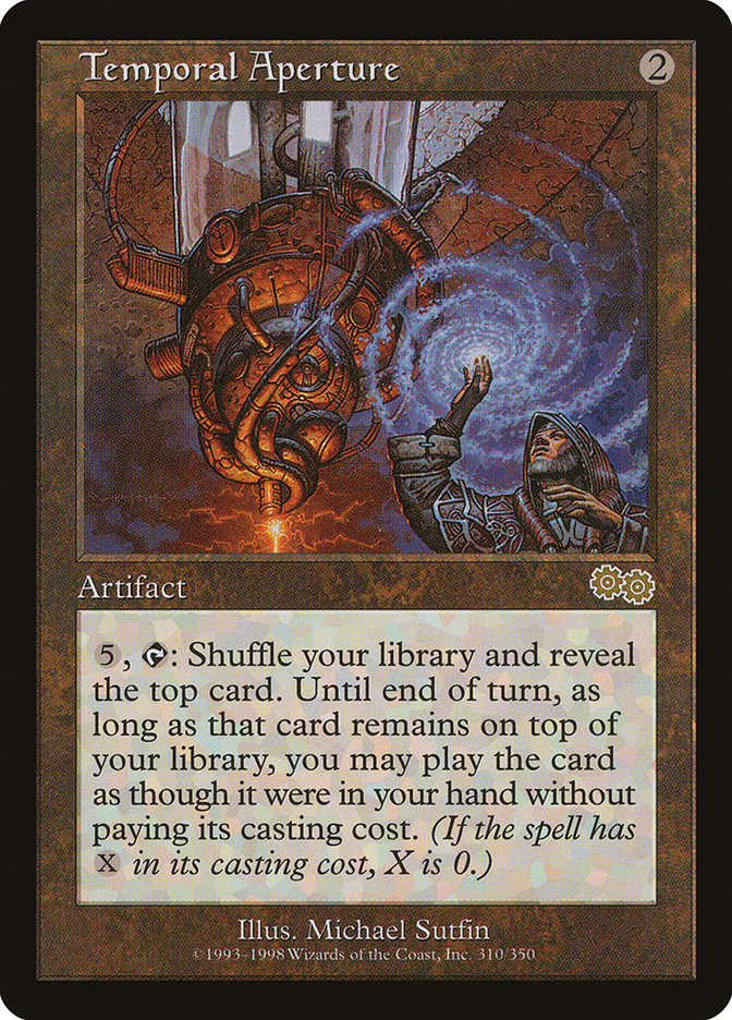 Temporal Aperture [Urza's Saga] | Gamer Loot