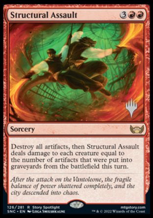 Structural Assault (Promo Pack) [Streets of New Capenna Promos] | Gamer Loot