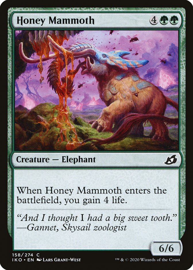 Honey Mammoth [Ikoria: Lair of Behemoths] | Gamer Loot