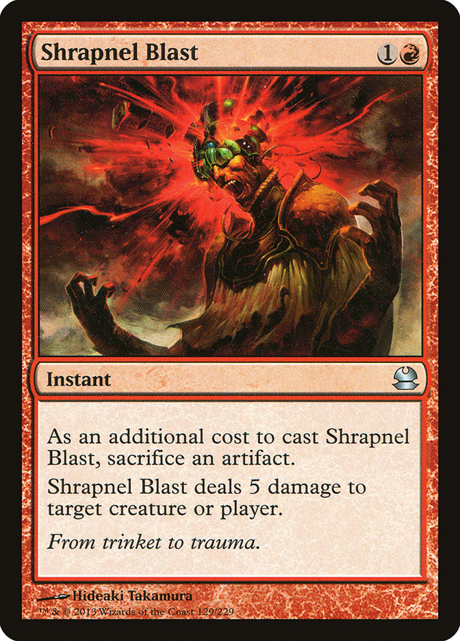 Shrapnel Blast [Modern Masters] | Gamer Loot