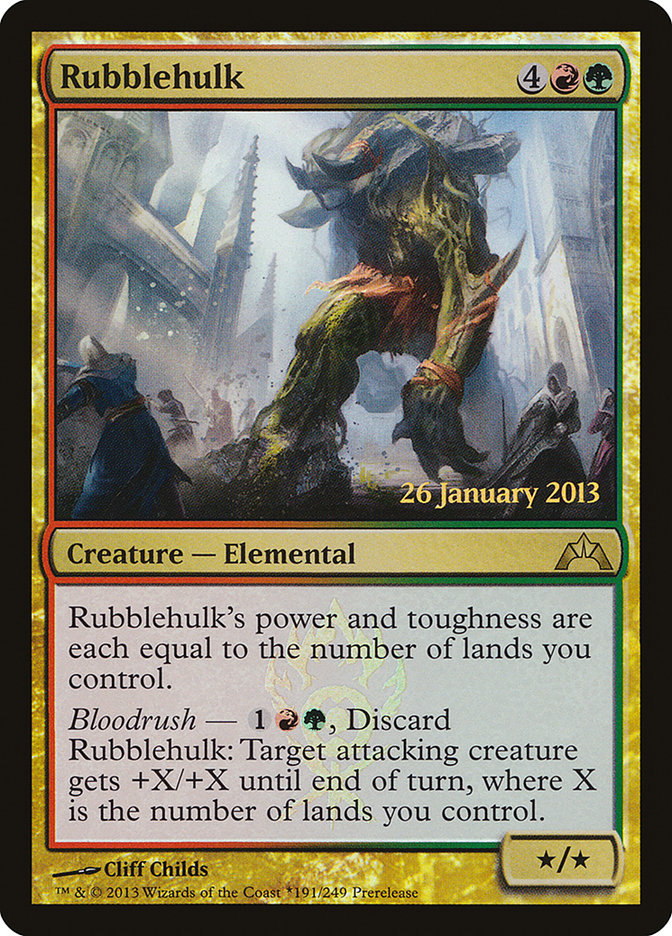 Rubblehulk  [Gatecrash Prerelease Promos] | Gamer Loot