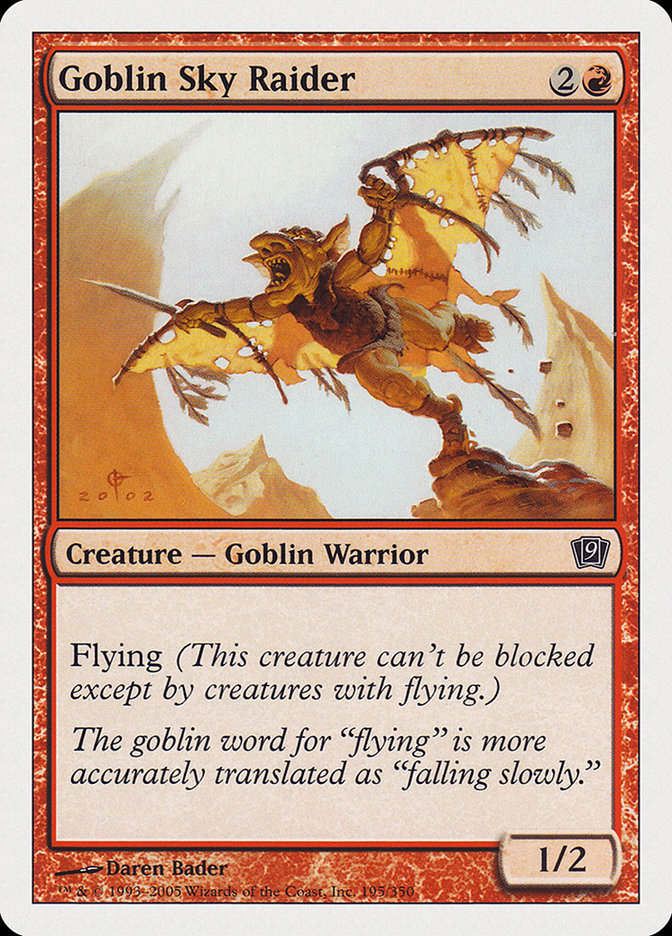 Goblin Sky Raider [Ninth Edition] | Gamer Loot