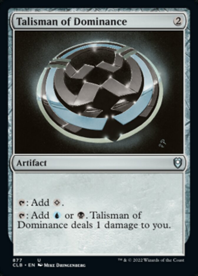 Talisman of Dominance [Commander Legends: Battle for Baldur's Gate] | Gamer Loot