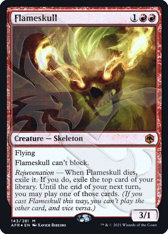 Flameskull (Ampersand Promo) [Dungeons & Dragons: Adventures in the Forgotten Realms Promos] | Gamer Loot