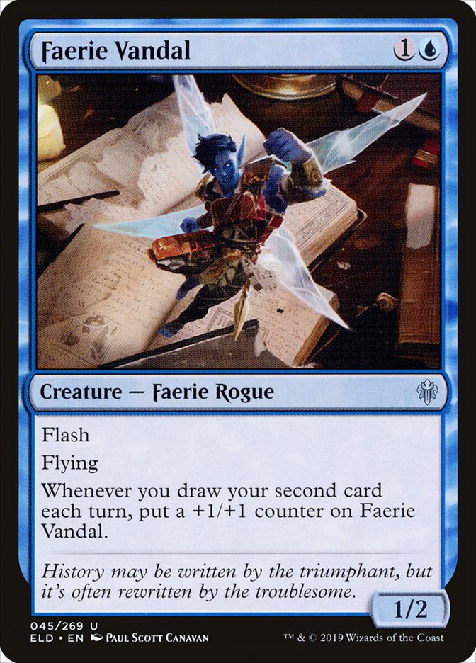 Faerie Vandal [Throne of Eldraine] | Gamer Loot