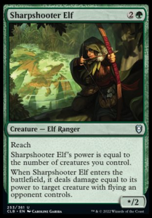 Sharpshooter Elf [Commander Legends: Battle for Baldur's Gate] | Gamer Loot