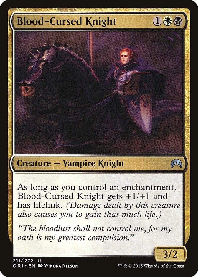 Blood-Cursed Knight [Magic Origins] | Gamer Loot