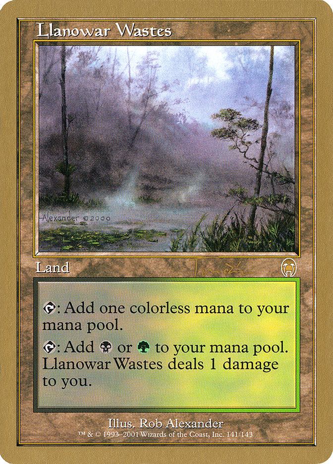 Llanowar Wastes (Jan Tomcani) [World Championship Decks 2001] | Gamer Loot