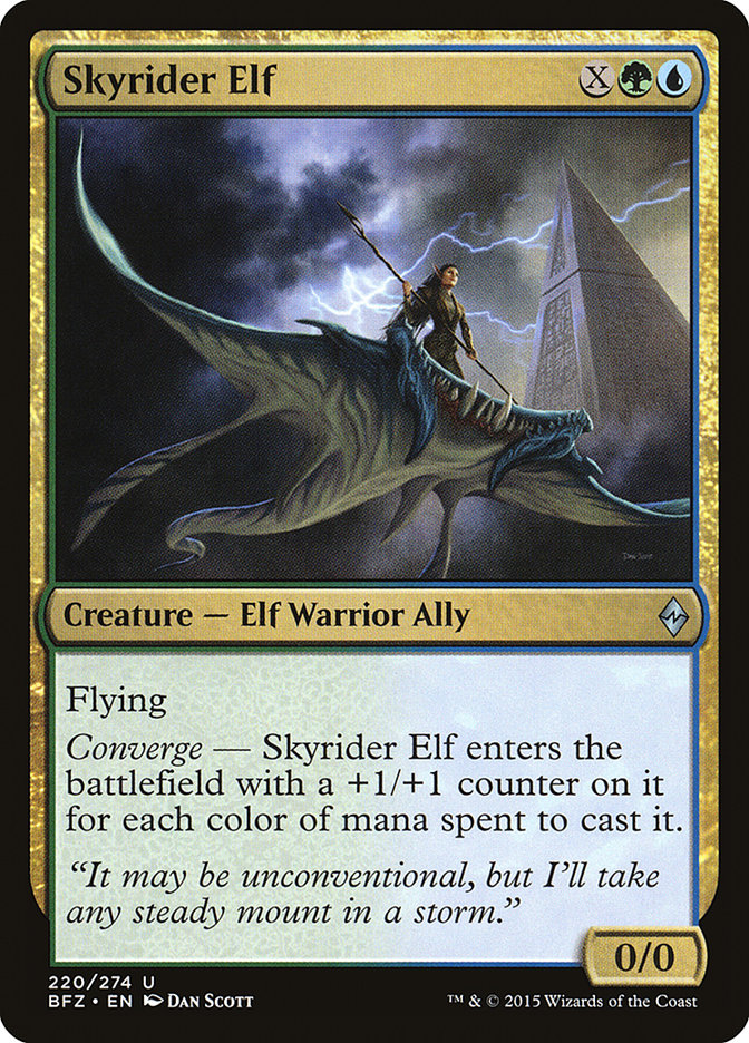 Skyrider Elf [Battle for Zendikar] | Gamer Loot