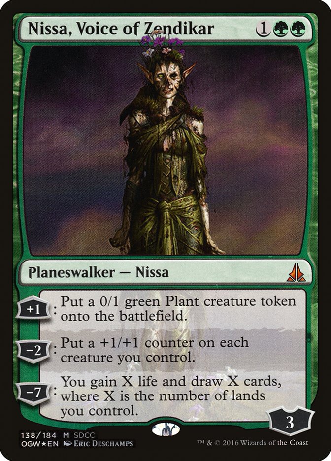 Nissa, Voice of Zendikar [San Diego Comic-Con 2016] | Gamer Loot