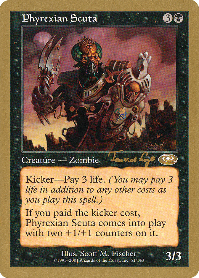 Phyrexian Scuta (Tom van de Logt) [World Championship Decks 2001] | Gamer Loot