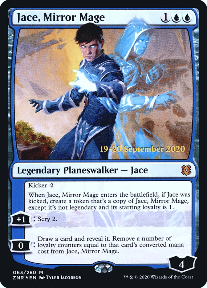 Jace, Mirror Mage [Zendikar Rising Prerelease Promos] | Gamer Loot