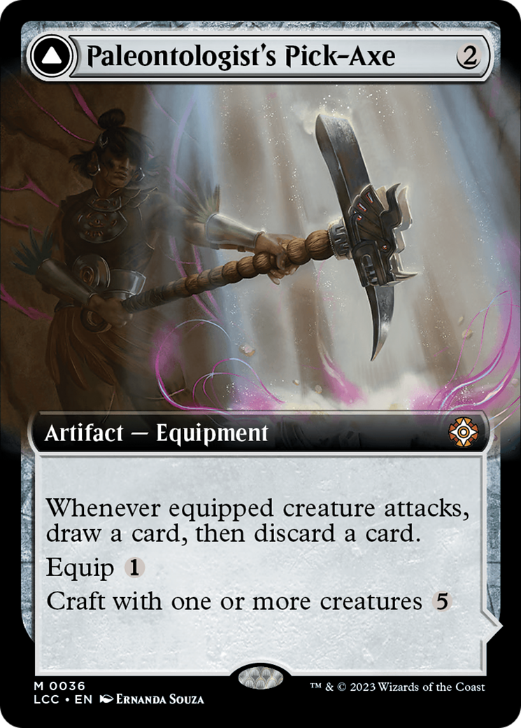 Paleontologist's Pick-Axe (Extended Art) [The Lost Caverns of Ixalan Commander] | Gamer Loot