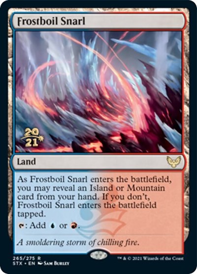 Frostboil Snarl [Strixhaven: School of Mages Prerelease Promos] | Gamer Loot