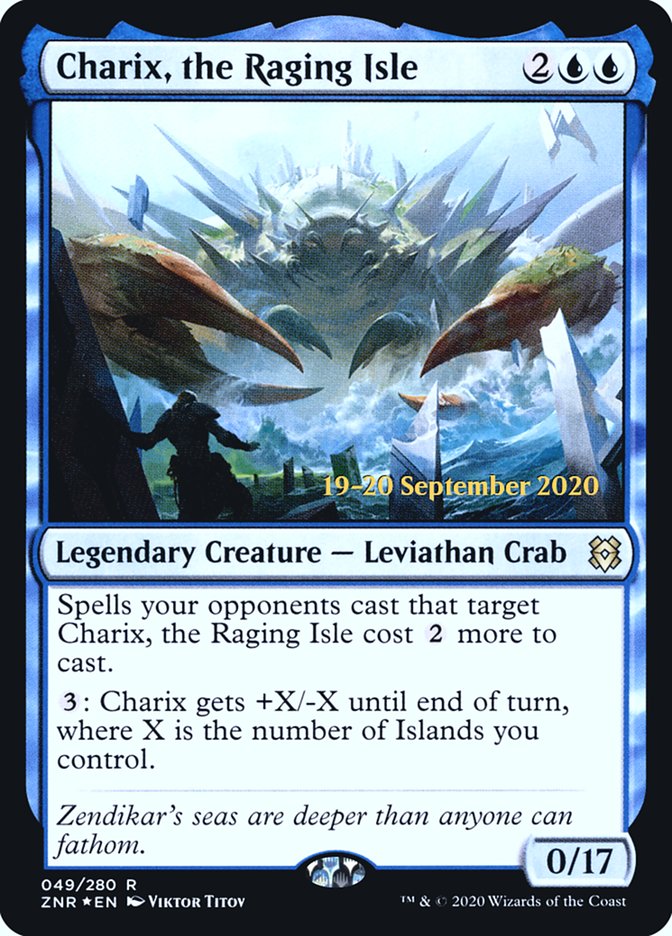 Charix, the Raging Isle [Zendikar Rising Prerelease Promos] | Gamer Loot