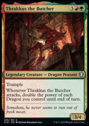 Thrakkus the Butcher [Commander Legends: Battle for Baldur's Gate] | Gamer Loot