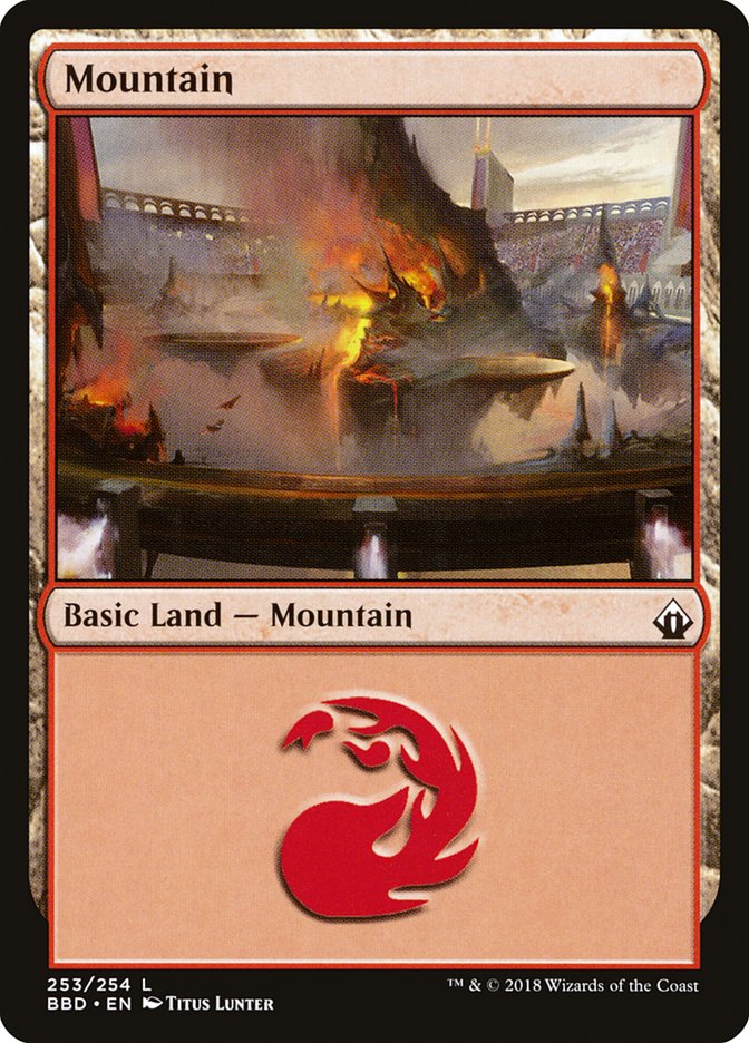 Mountain (253) [Battlebond] | Gamer Loot