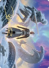 Search for Glory Art Card (Gold-Stamped Signature) [Kaldheim: Art Series] | Gamer Loot