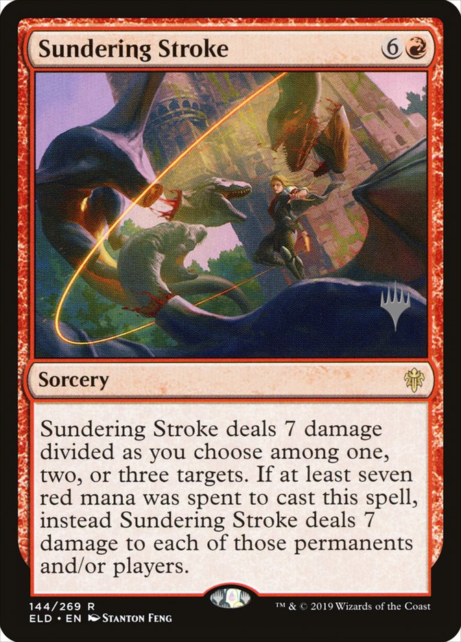 Sundering Stroke (Promo Pack) [Throne of Eldraine Promos] | Gamer Loot