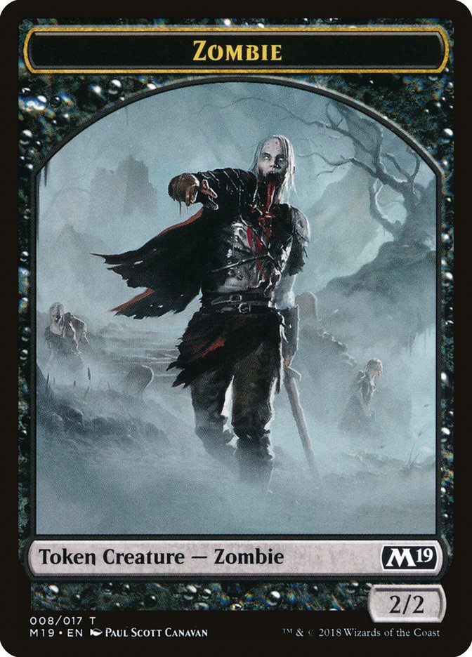 Zombie [Core Set 2019 Tokens] | Gamer Loot