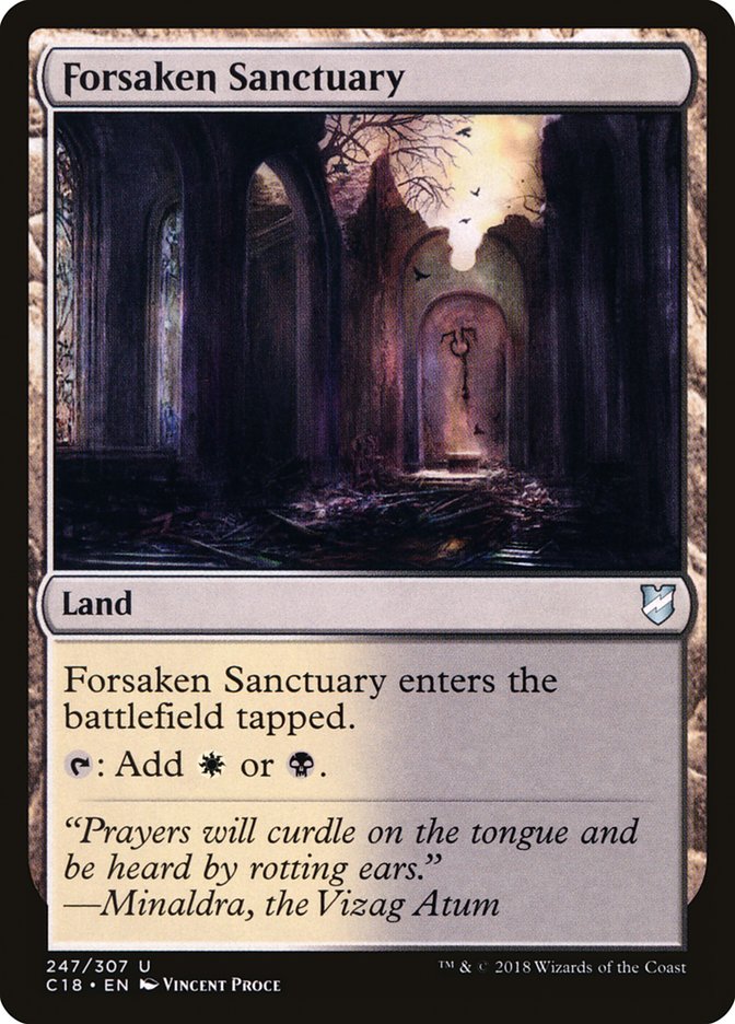 Forsaken Sanctuary [Commander 2018] | Gamer Loot