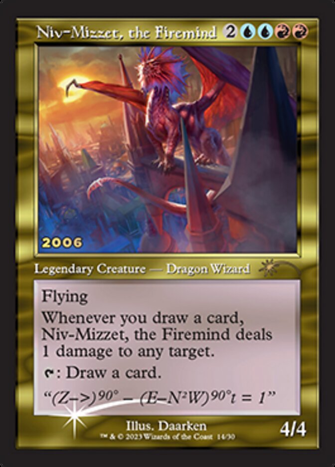 Niv-Mizzet, the Firemind [30th Anniversary Promos] | Gamer Loot