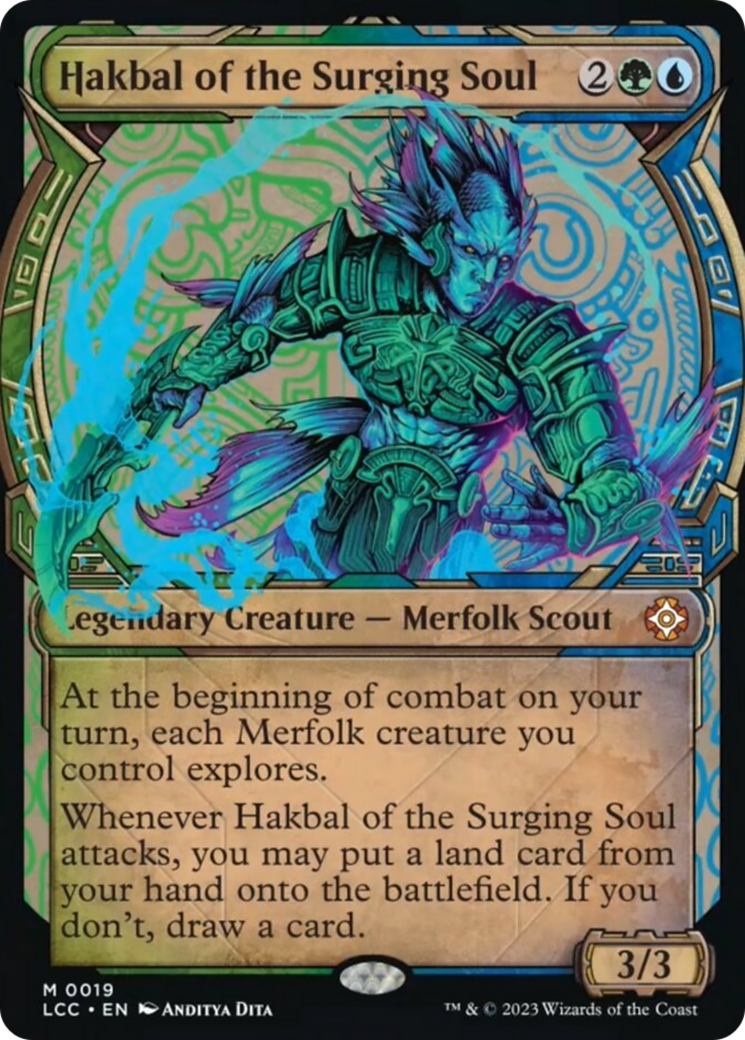 Hakbal of the Surging Soul (Showcase) [The Lost Caverns of Ixalan Commander] | Gamer Loot