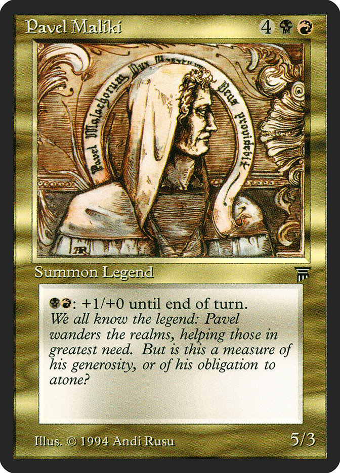 Pavel Maliki [Legends] | Gamer Loot