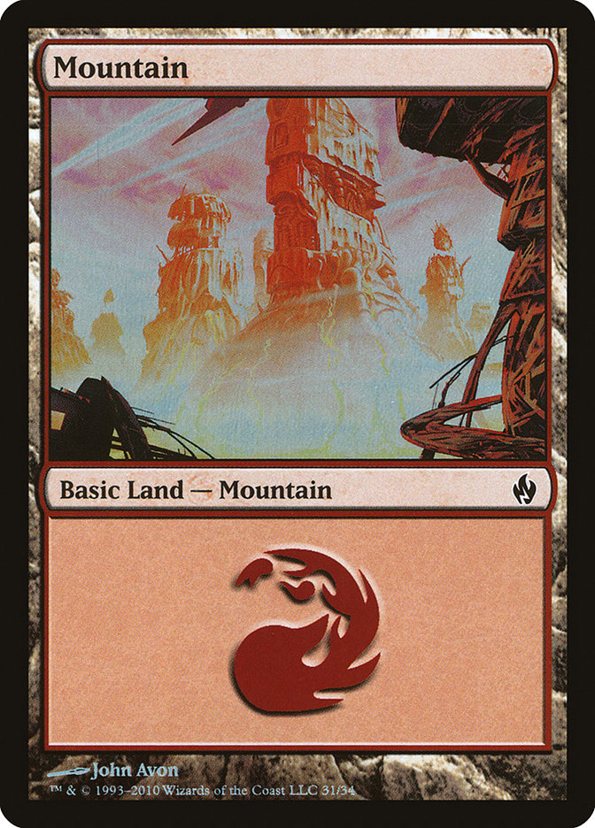 Mountain (31) [Premium Deck Series: Fire and Lightning] | Gamer Loot