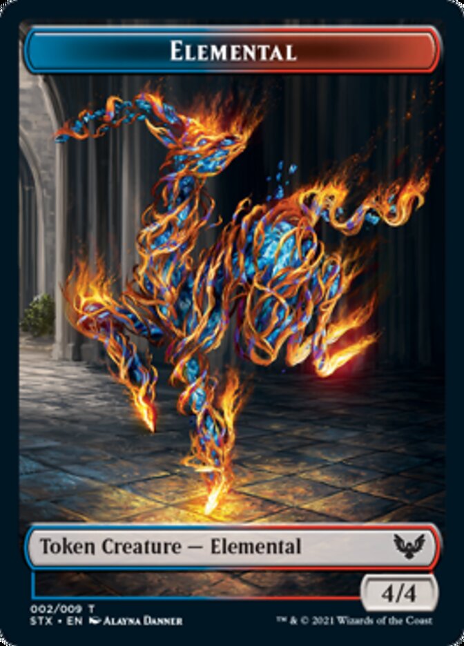 Elemental // Avatar Token [Strixhaven: School of Mages Tokens] | Gamer Loot