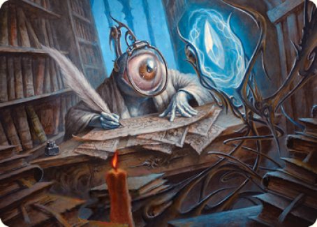Unblinking Observer Art Card [Innistrad: Midnight Hunt Art Series] | Gamer Loot