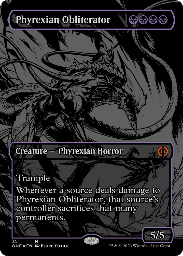 Phyrexian Obliterator (Oil Slick Raised Foil) [Phyrexia: All Will Be One] | Gamer Loot