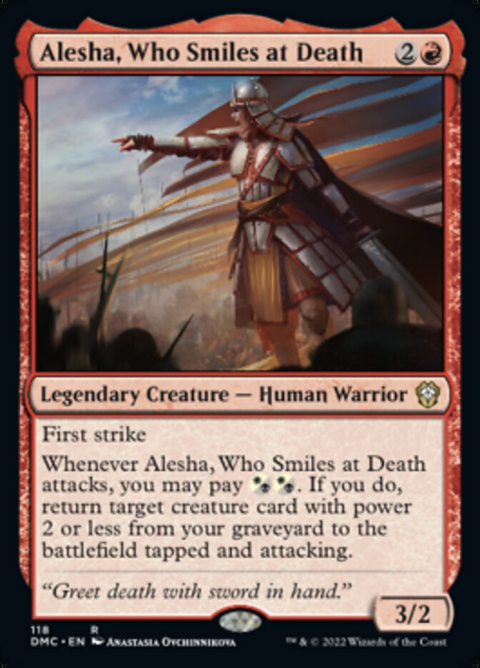 Alesha, Who Smiles at Death [Dominaria United Commander] | Gamer Loot