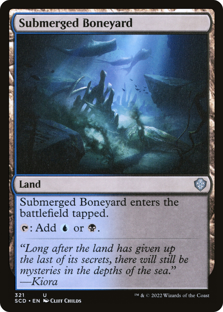 Submerged Boneyard [Starter Commander Decks] | Gamer Loot