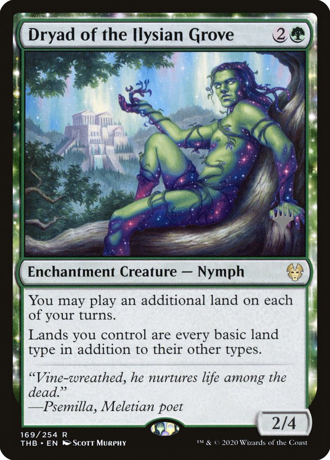 Dryad of the Ilysian Grove (Promo Pack) [Theros Beyond Death Promos] | Gamer Loot