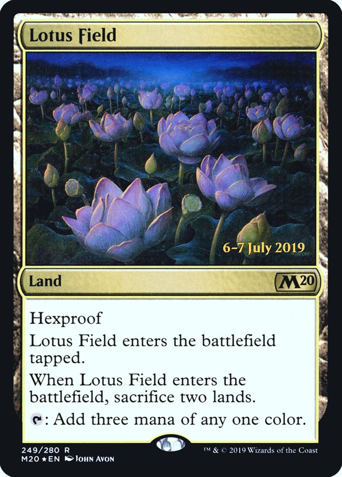 Lotus Field  [Core Set 2020 Prerelease Promos] | Gamer Loot