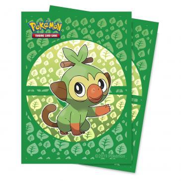 Sword and Shield Galar Starters Grookey Deck Protector sleeve 65ct for Pokémon | Gamer Loot