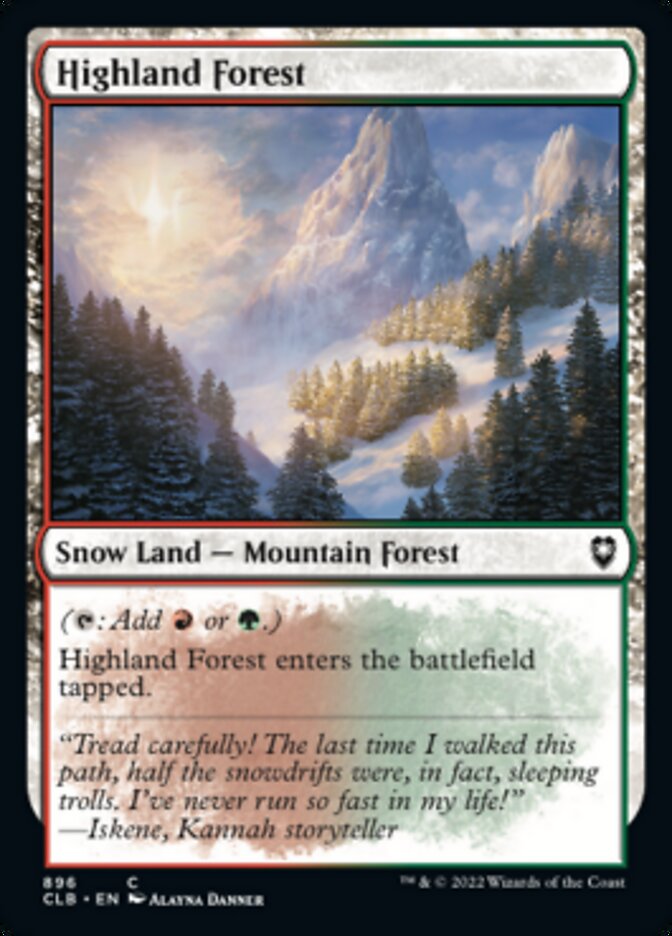 Highland Forest [Commander Legends: Battle for Baldur's Gate] | Gamer Loot