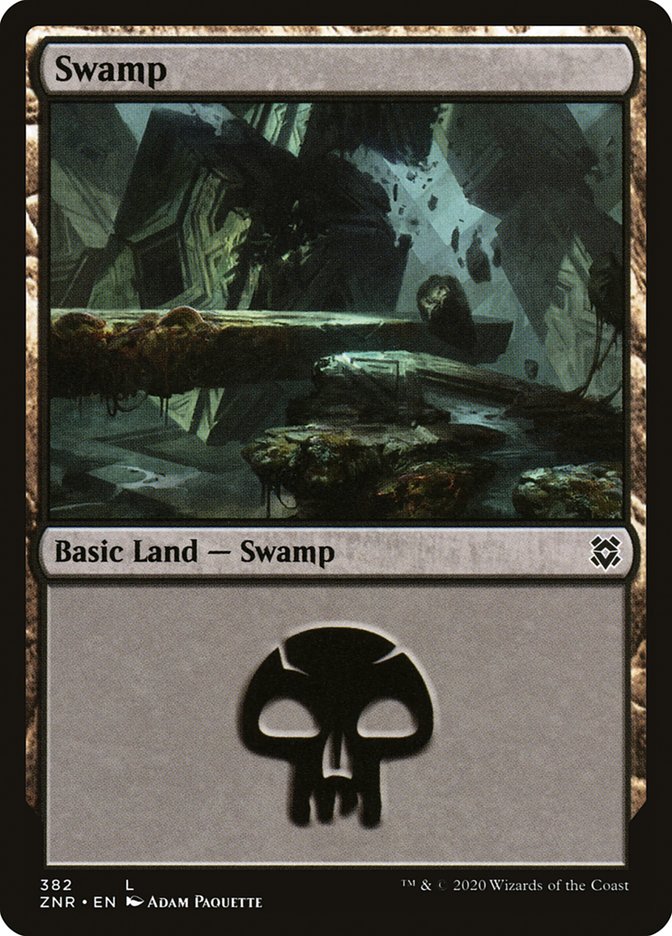 Swamp (382) [Zendikar Rising] | Gamer Loot