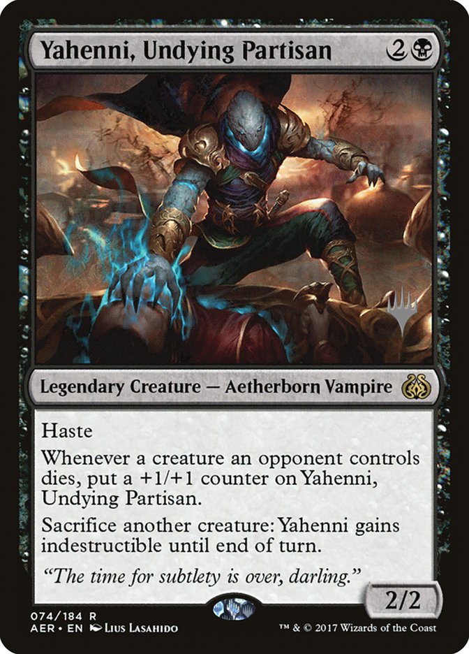 Yahenni, Undying Partisan (Promo Pack) [Aether Revolt Promos] | Gamer Loot