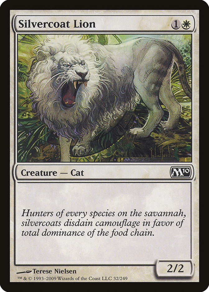 Silvercoat Lion [Magic 2010] | Gamer Loot