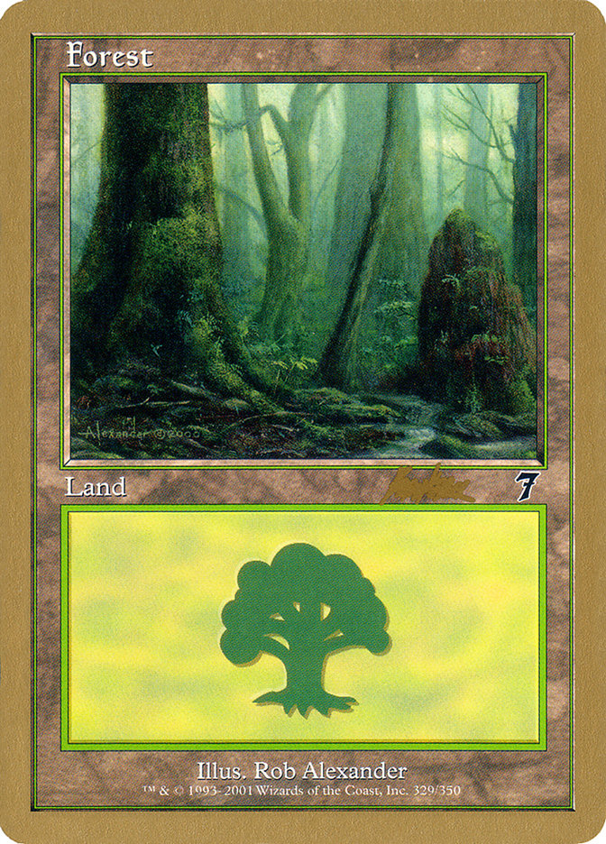 Forest (329) (Brian Kibler) [World Championship Decks 2002] | Gamer Loot