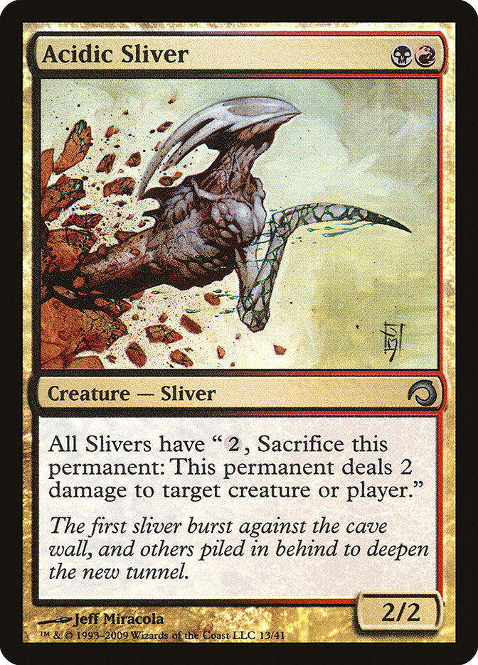 Acidic Sliver [Premium Deck Series: Slivers] | Gamer Loot