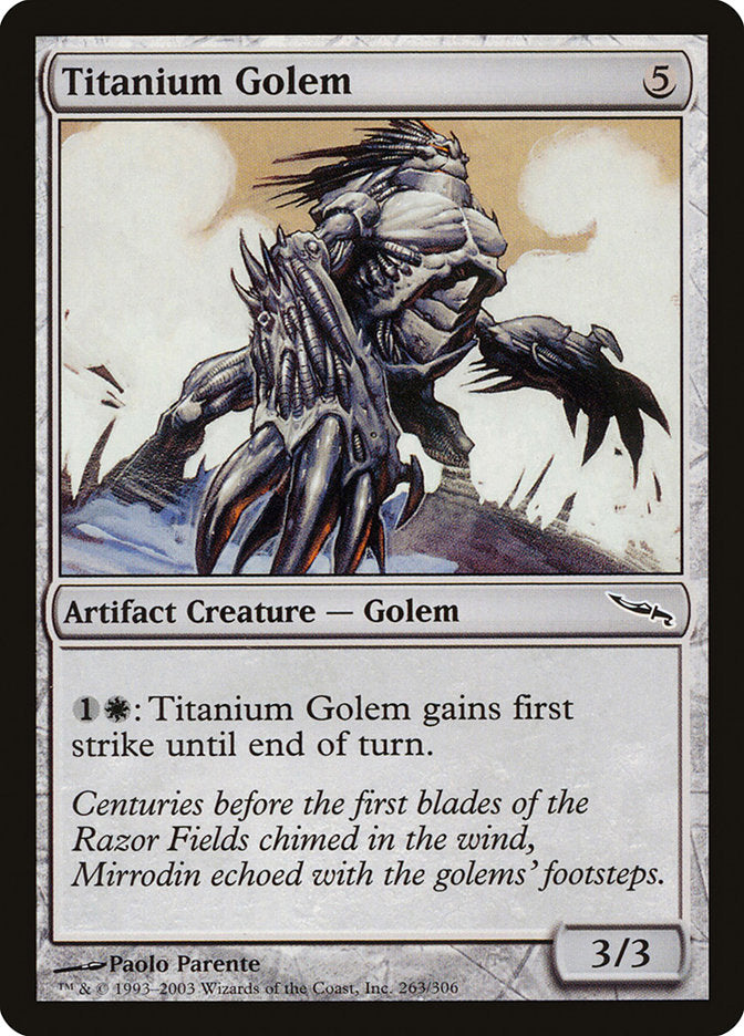 Titanium Golem [Mirrodin] | Gamer Loot