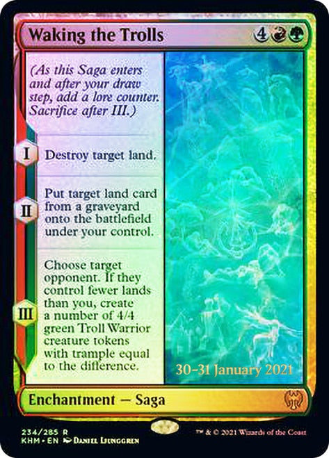 Waking the Trolls [Kaldheim Prerelease Promos] | Gamer Loot