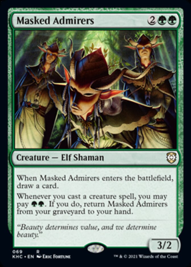 Masked Admirers [Kaldheim Commander] | Gamer Loot