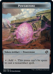 Powerstone // Construct (005) Double-Sided Token [The Brothers' War Tokens] | Gamer Loot